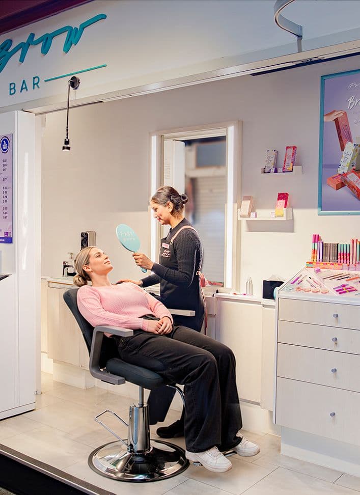 Full Brow Bar South Melbourne Market storefront