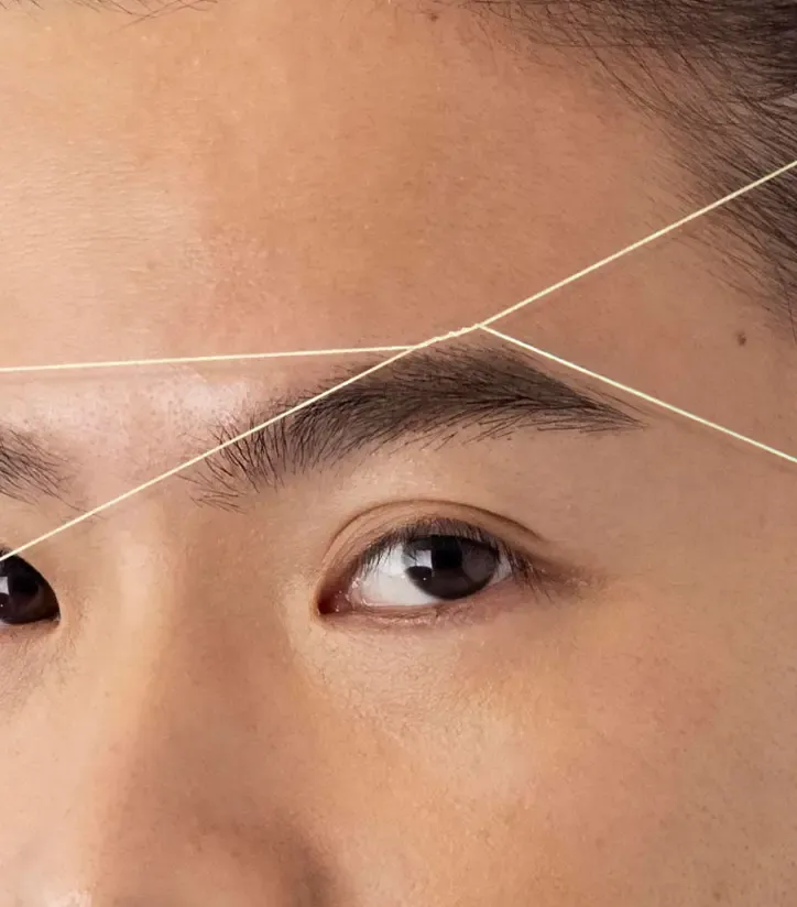 Men's Brow Threading Service